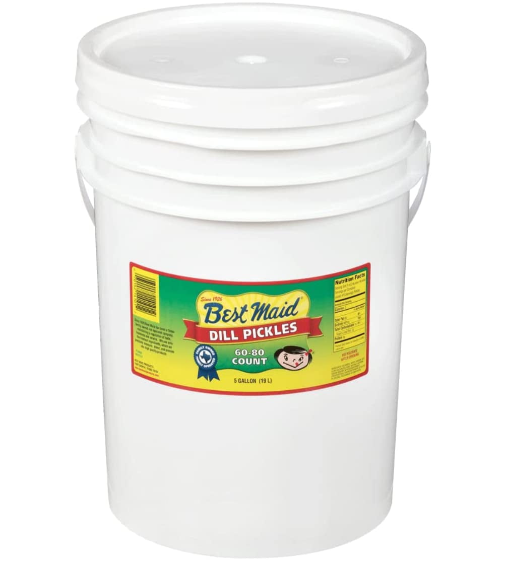 Dill Pickle 6080 Count 5 Gallons Foodservice Bulk Concession Stand