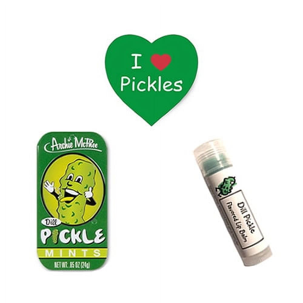 Dill Pickle Mints & Pickle Lip Balm Sampler Gift Pack (2pc Set