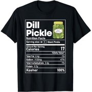 Dill Pickle Nutrition Facts Matching Jewish Kosher Passover T-Shirt