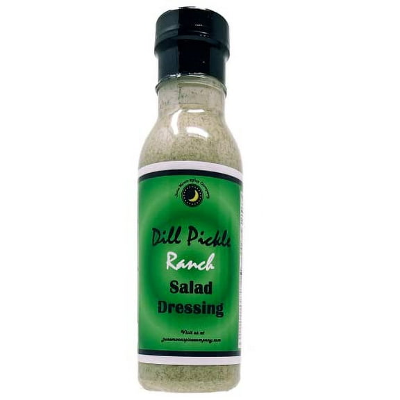 Dill Pickle Ranch Salad Dressing | Premium | 12 fl. oz. | Crafted in Small Batches by June Moon Spice Company