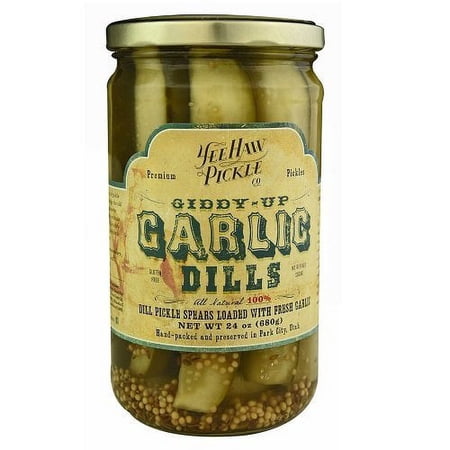 Dill Pickles Spears Loaded With Fresh Garlic (Pack of 10)