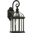 thumbnail image 1 of Dillard Collection One-Light Traditional Antique Bronze Clear Glass Outdoor Wall Lantern, 1 of 2