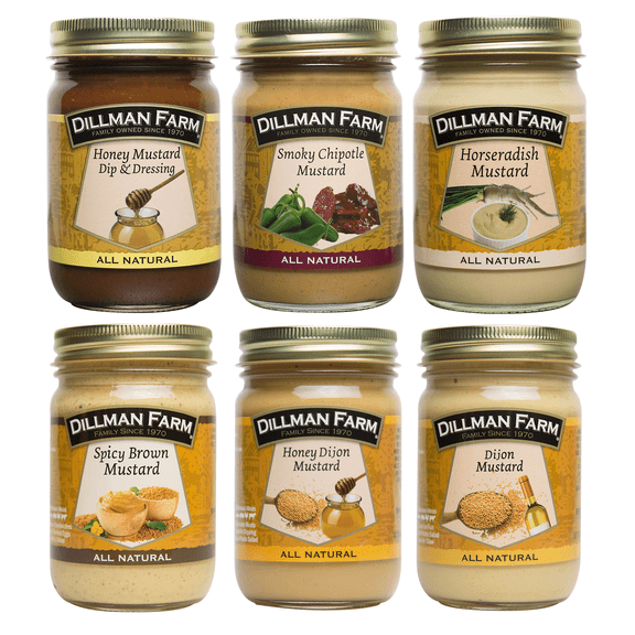 Dillman Farm 6 Piece Mustard Variety Pack