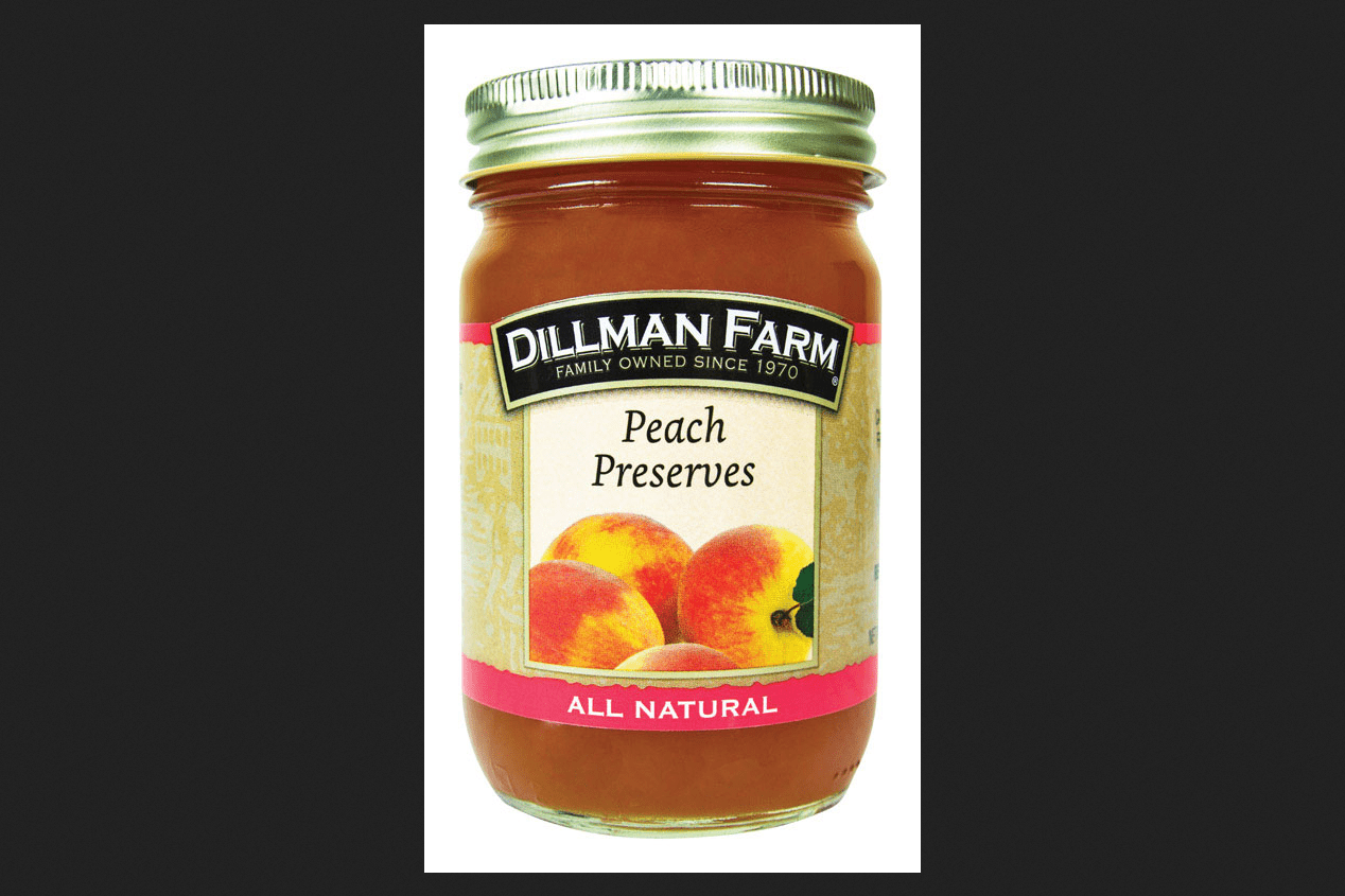 PEACH PRESERVES 16 OZ