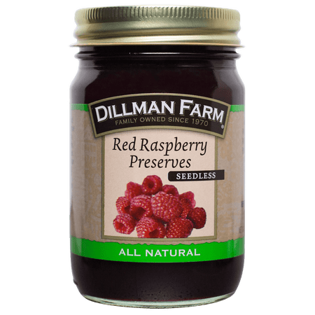 Dillman Farm Seedless Red Raspberry Preserves - Pack of 6