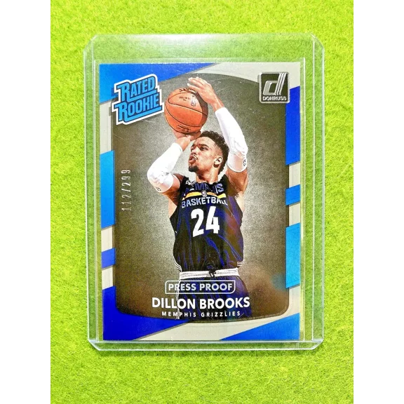 Dillon Brooks SILVER RATED ROOKIE CARD # /299 PRESS PROOF RC 2017 Panini Donruss