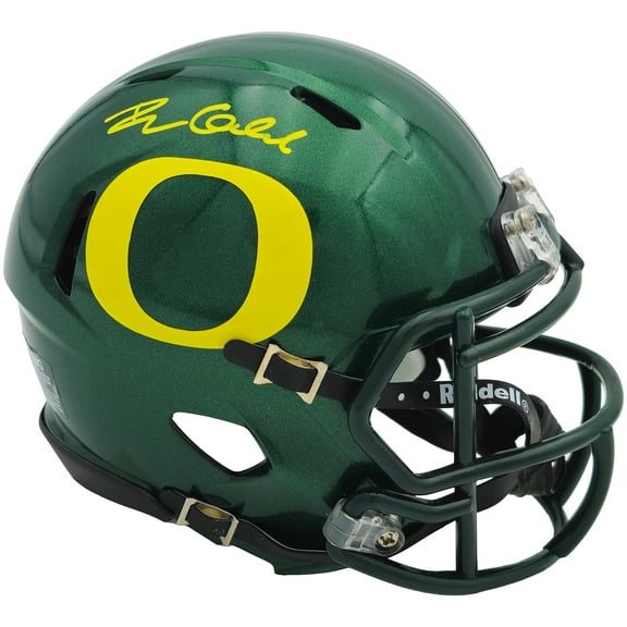 Dillon Gabriel Autographed Oregon Ducks Green Speed Mini Helmet Beckett BAS Witness 235761