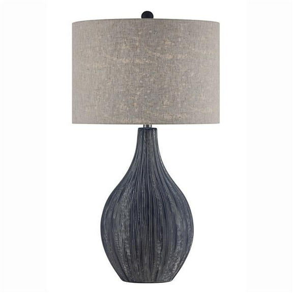 Dillon Table Lamp - Nautical Navy Scratch Finish