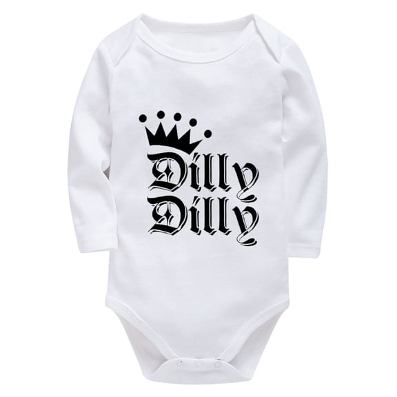Dillp Dillp Clothes for Newborn Baby Girl Long Sleeve Summer Romper Baby White Baby Girl Onesie