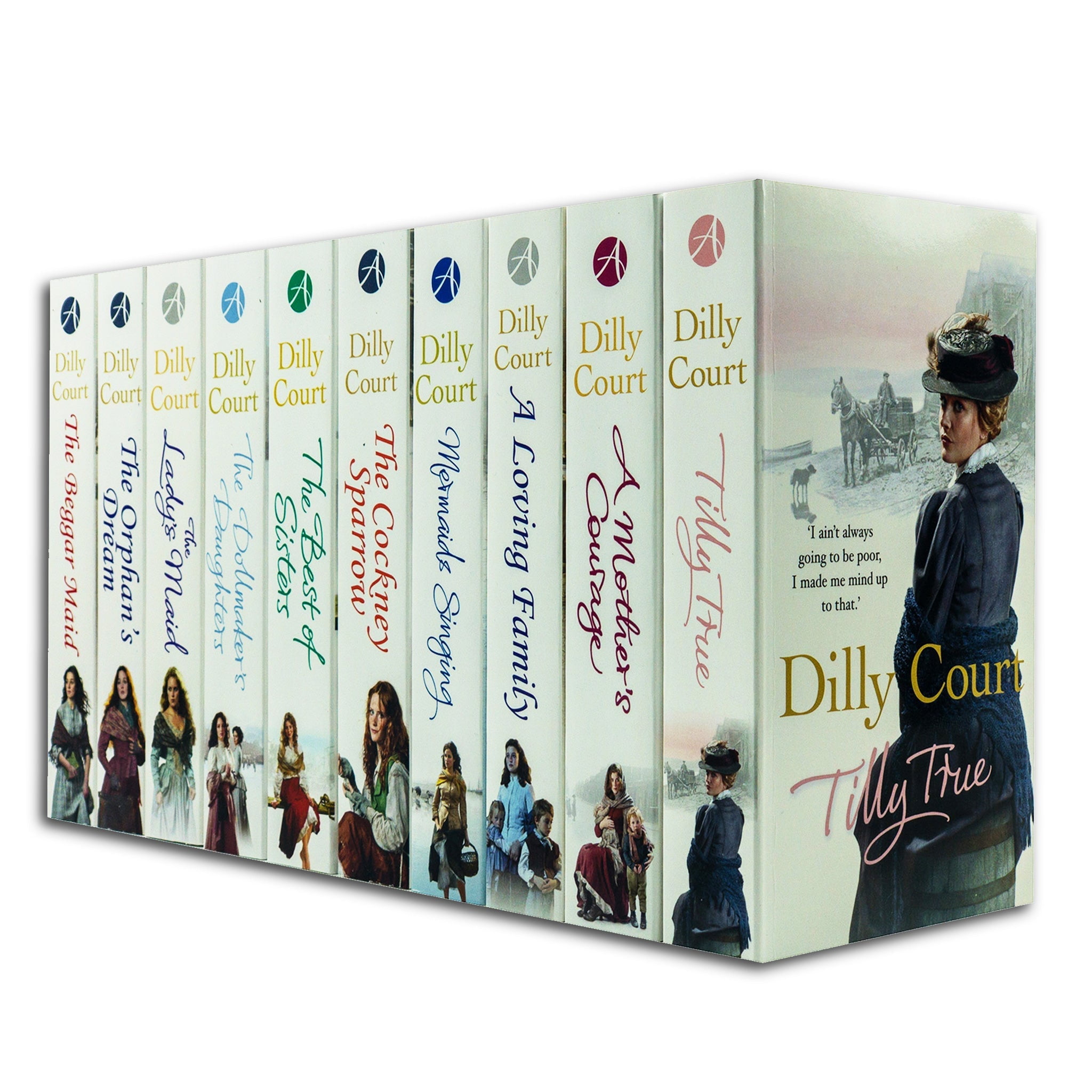 Dilly Court Collection 10 Books Set Tilly True Mermaids Singing Beggar Maid Orphans Dream Lady
