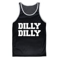 thumbnail image 1 of Dilly Dilly Adult Mesh Jersey Black-White LG, 1 of 1