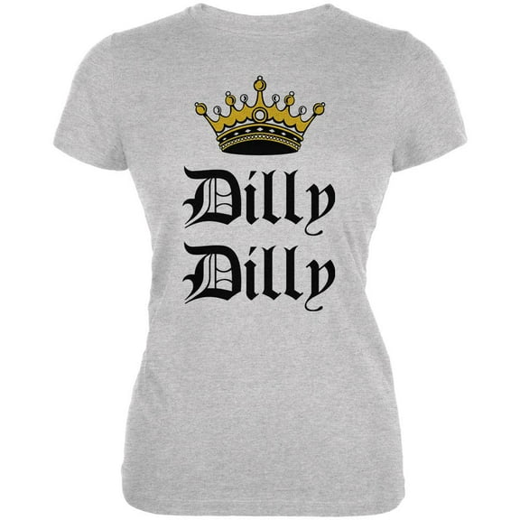 Dilly Dilly Crown Olde English Juniors Soft T Shirt Heather MD