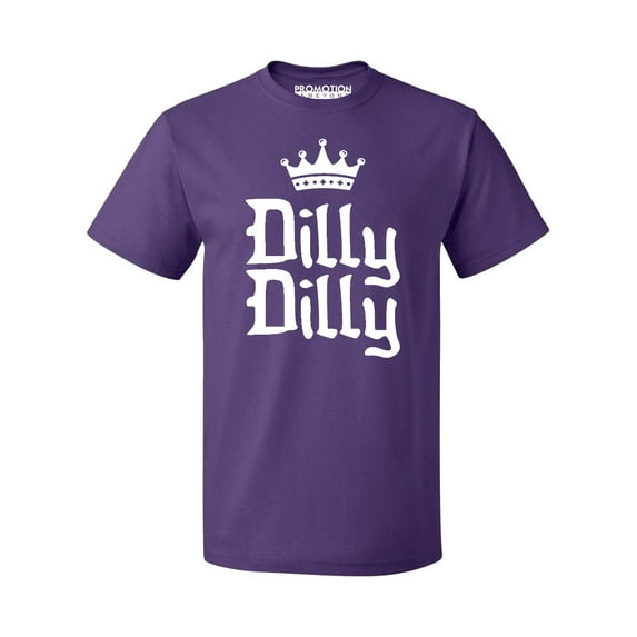 Dilly Dilly Funny Beer Commercial Viral Men's T-shirt, 2XL, Purple