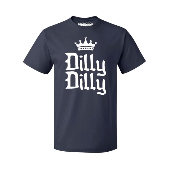 Dilly Dilly Funny Beer Commercial Viral Men's T-shirt, XL, Navy