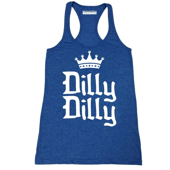 Dilly Dilly Funny Beer Commercial Viral Women's Tank Top, M, H. Royal