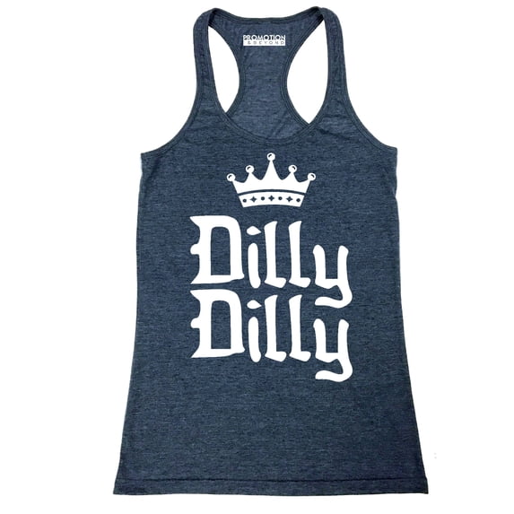 Dilly Dilly Funny Beer Commercial Viral Women's Tank Top, XL, H. Navy