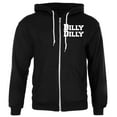 thumbnail image 1 of Dilly Dilly Mens Full Zip Hoodie Black MD, 1 of 1