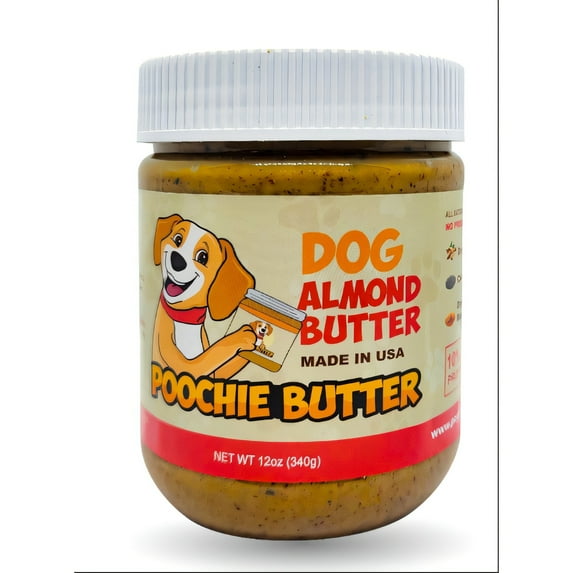 Dilly'S Poochie Butter - Dog Almond Butter (12-Oz)
