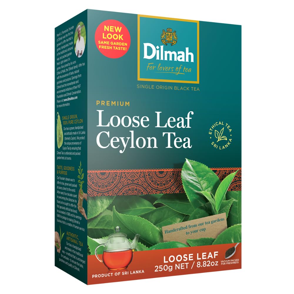 Dilmah Premium Ceylon Black Tea 250G Loose Leaf Tea