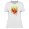 thumbnail image 1 of Dilophosaurus Dinosaur head Women's White T-shirt, 1 of 2