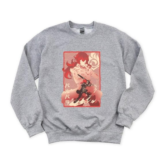 Diluc v2 Fantasy Gamer Art Dark Side Dawn Tribute Genshin Impact Sweatshirt, for men & women, up to size 5XL