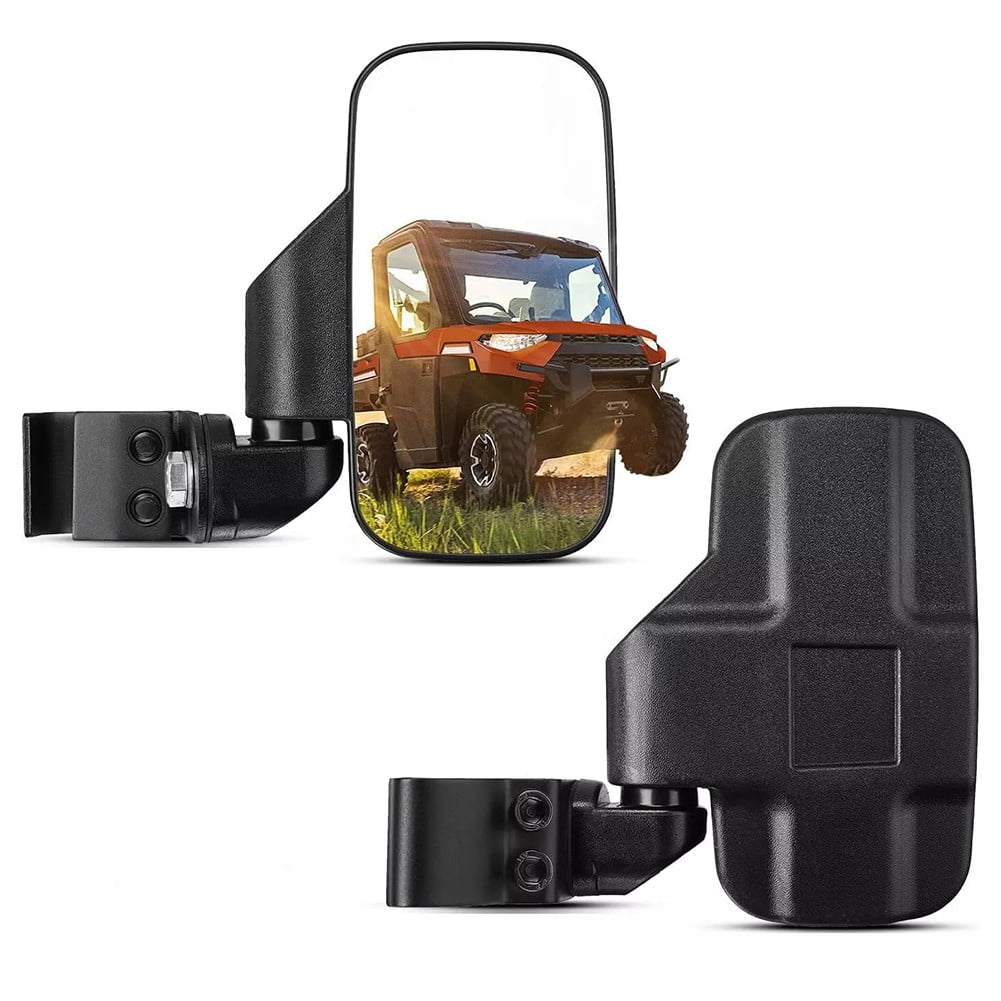 Diluopei Utv Side View Mirrors Adjustable Side Rear View Mirrors For Polaris For Ranger