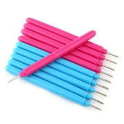 Economic 10Pcs Papercarft Plastic Slotted Paper Quilling Tools HandCraft Curling Pen New, Quilling Tool,Paper Quilling