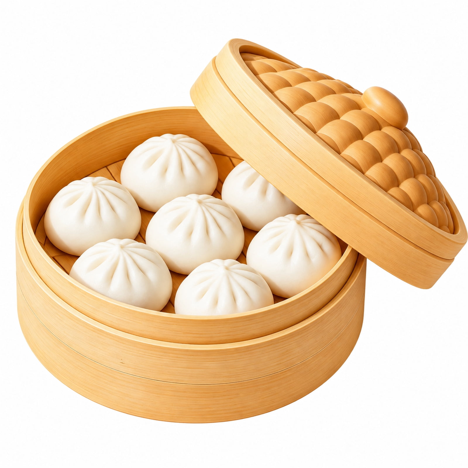 Dim Sum Steamer Push Button Fidget Toy, Simulation Food Sensory Press ...