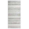 thumbnail image 1 of Dima Grey Striped Acrylic Area Rugs for Living Room Jacquard Textured Modern Rugs Soft Geometric Rug for Bedroom Mid Century Washable Rug Non-Slip Bohemian Carpet Perfect for Dining Room Office Beige, 1 of 5