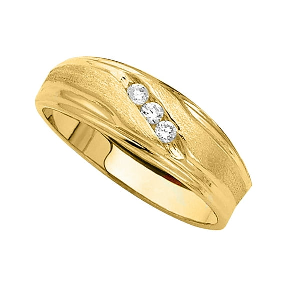Dimaya Fine Jewelry 14K Yellow Gold Cubic Zirconia 6-mm Ladies Wedding Band