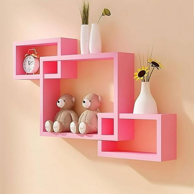 Dime Store Interlock Wall Mount Wall Shelf For Living Room And Home