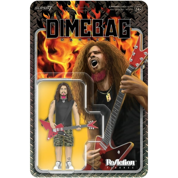 Super7 - Dimebag Darrell - ReAction Figures Wv1 - Dimebag Darrell (Culprit)