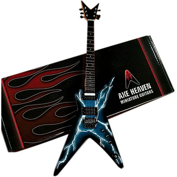 Dimebag Darrell Lightning Bolt Signature Model: Miniature Guitar Replica Collectible