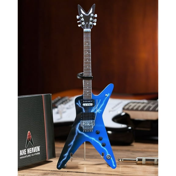 Axe Heaven Dimebag Darrell Dean From Hell Lightning Bolt Mini Guitar Replica Collectible DD-004