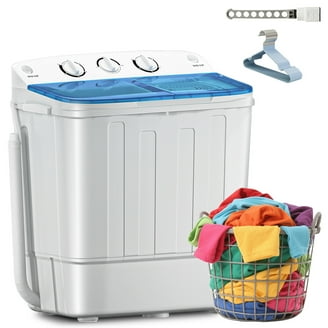Ktaxon Twin Tub 20 lbs Portable Washing Machine, Top Load, Built