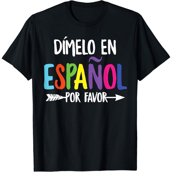Dimelo En Espanol Cute Bilingual Spanish Maestra T-Shirt