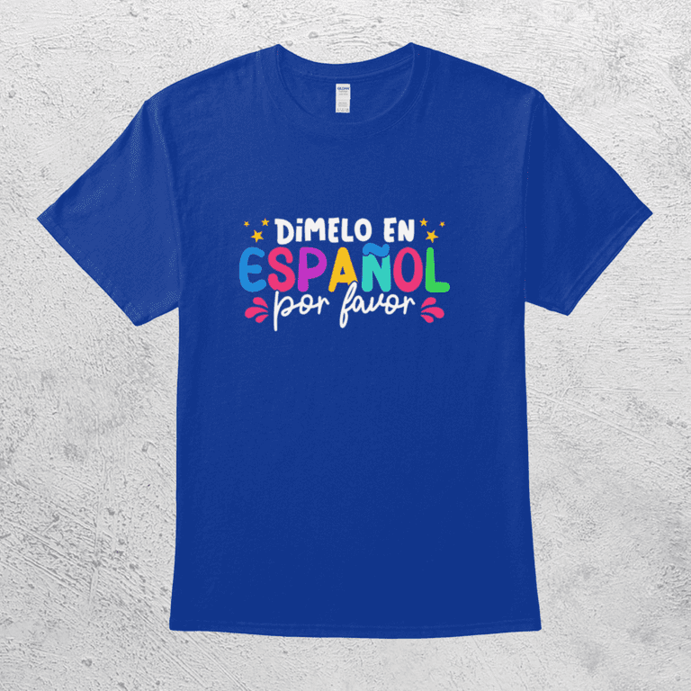Dimelo En Espanol Por Favor Funny Spanish Llama T Shirt