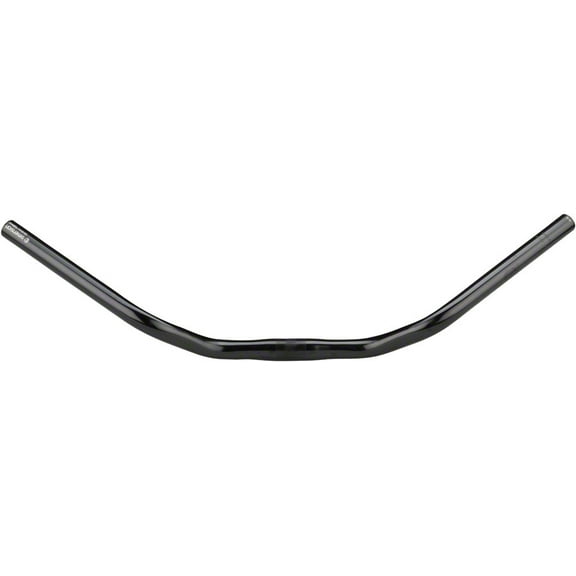 Dimension 25.4 Urban Cruiser Bar 620mm Wide 55mm Rise 40 Sweep Black Aluminum