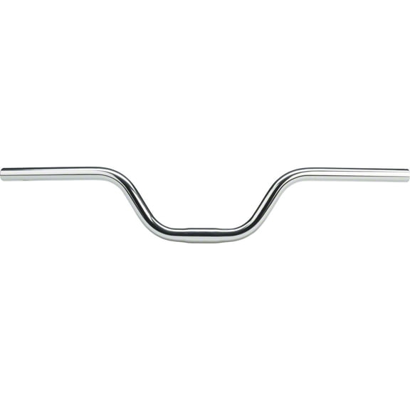 Dimension HighRise Bar 25.4mm Clamp 100mm Rise w/ 15d Sweep Silver Aluminum