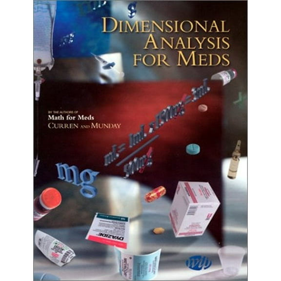 Pre-Owned Dimensional Analysis for Meds [With CDROM] (Paperback) 0918082080 9780918082084
