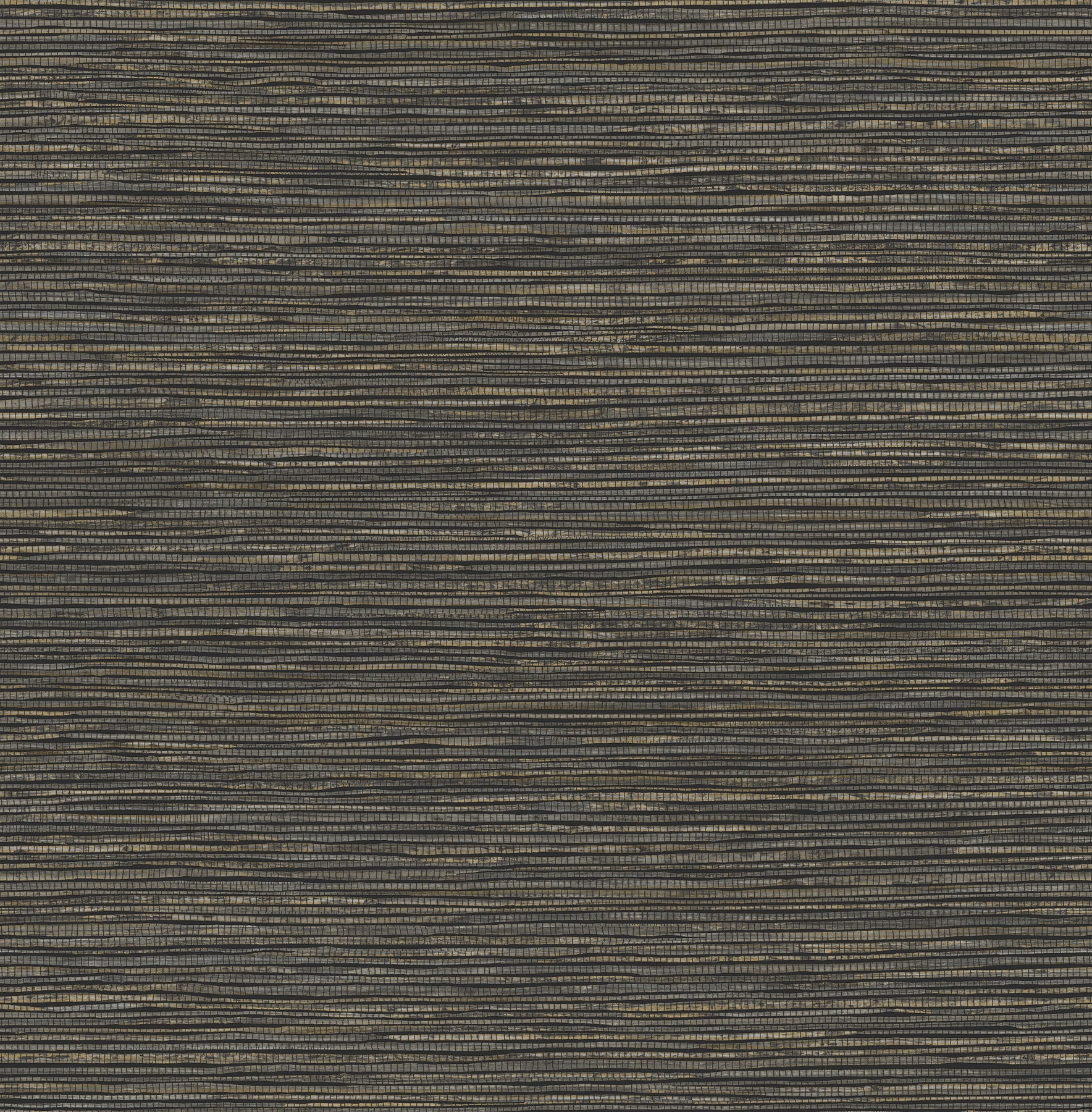 Black Vinyl Grasscloth Peel and Stick Wallpaper Roll
