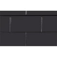 thumbnail image 1 of Dimensional Impact 2P-SW-ST-B 3D Textured Slatwall - Subway Tile - Black, 1 of 1