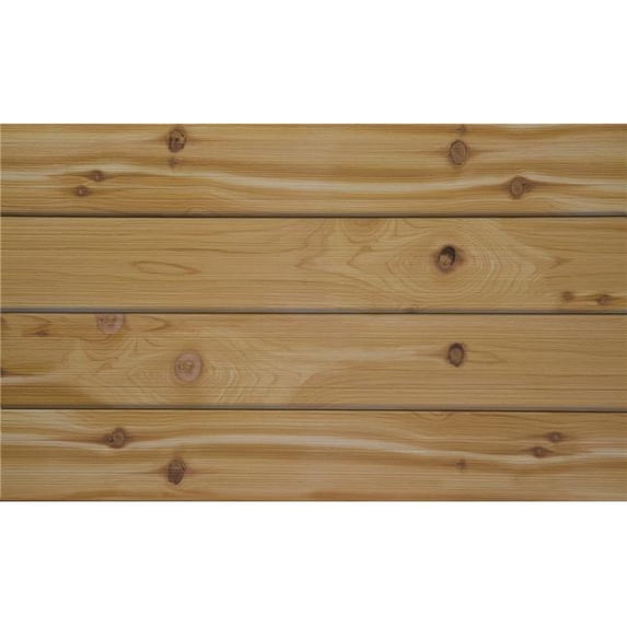 Dimensional Impact 2P-SW-W-CN 3D Textured Slatwall - Cedar - Natural