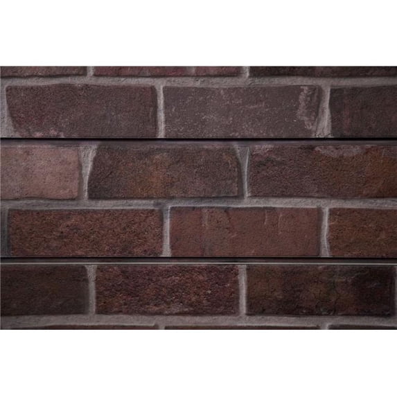 Dimensional Impact 2P-SW-B-B 3D Textured Slatwall - Brick - Brownstone