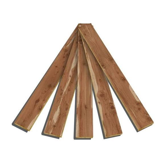 Dimensional Impact SL-W-CR-T Red Cedar Wall Panels (Unrivaled 3D Textured Shiplap)