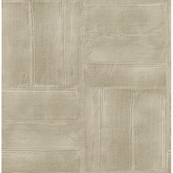 Dimensional Square Plaster Peel and Stick Wallpaper