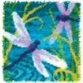 thumbnail image 1 of Dimensions 16"x16" Dragonflies Latch Hook Kit, Multi-Color, 1 Each, 1 of 3