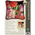 thumbnail image 1 of Dimensions® Bouquet on Black Needlepoint Kit, 1 of 5