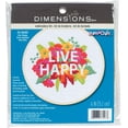 Dimensions 7276107 Live Happy Needlepoint Embroidery Kit with 6
