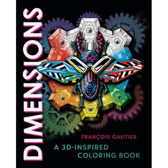 Dimensions: A 3d-Inspired Coloring Book, (Paperback)